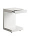 Bachelor 23.5 X 16 inch High Gloss White End Table